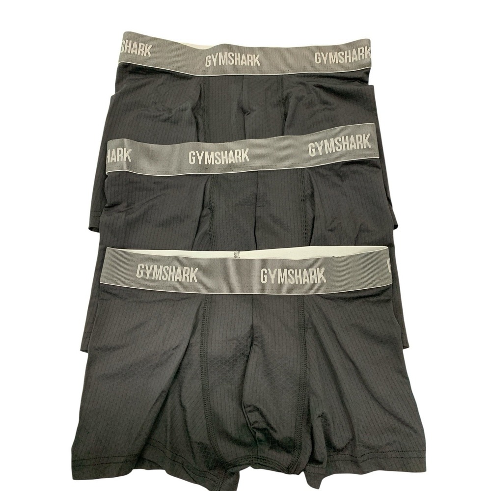 Gymshark Men's Sport Tech Boxer 3 Pack Size Small - Black - New In Package